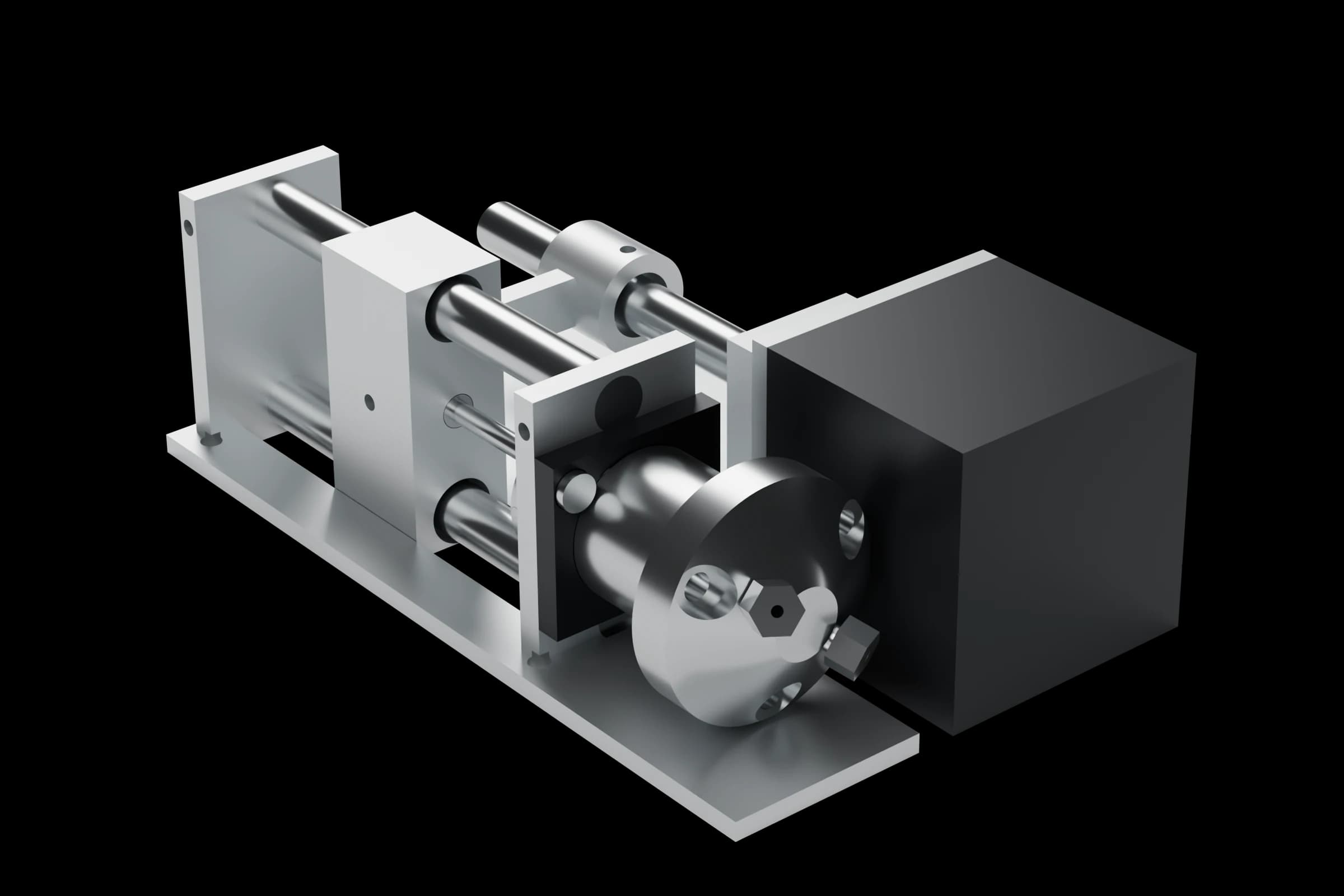 HPLC syringe cartridge with the 120 µL precision syringe